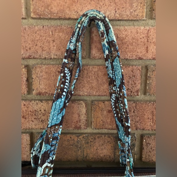 Retired Vera Bradley Java Blue handbag - Picture 3 of 10